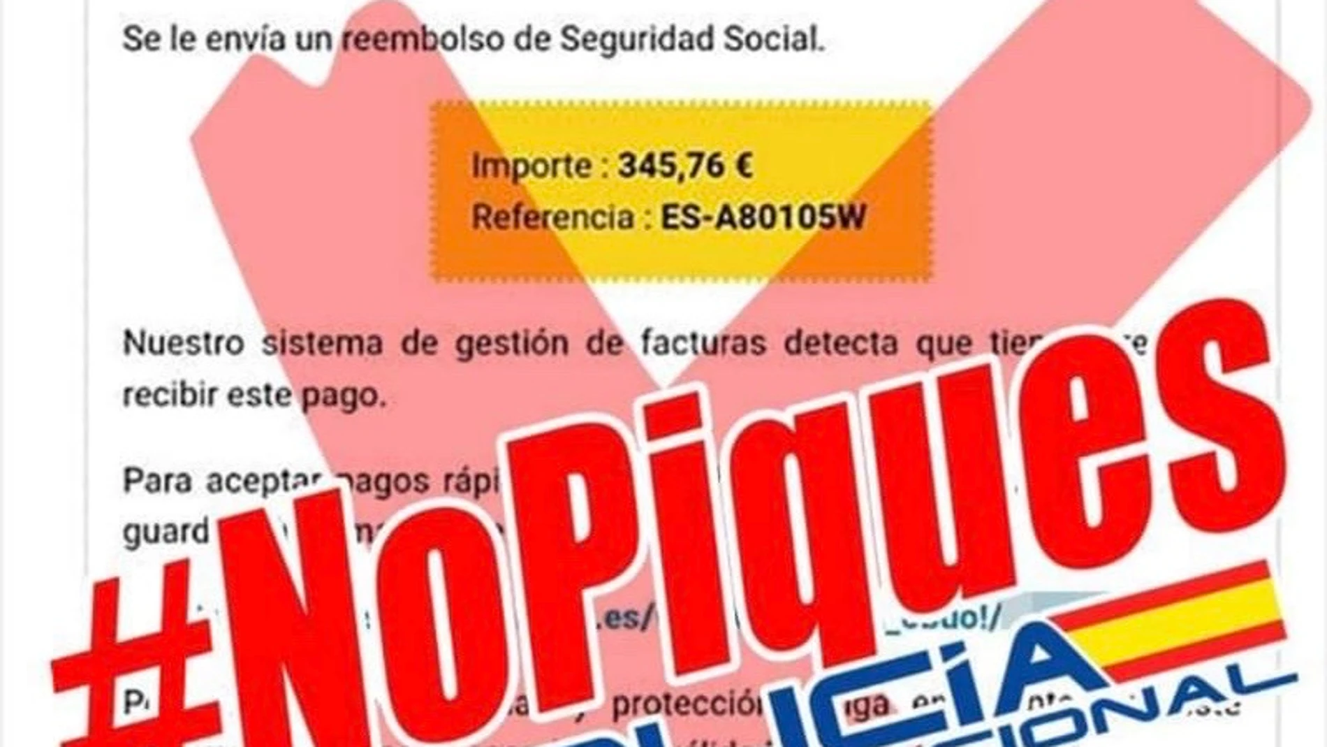 La Polícía alerta de una estafa que suplanta a la Seguridad Social