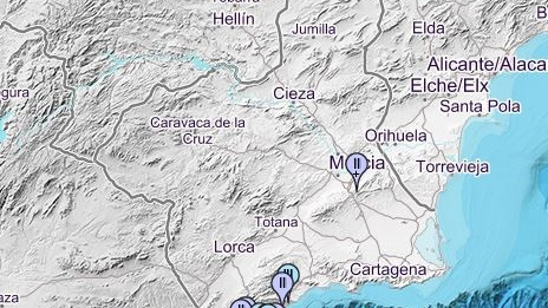 Sucesos.- Águilas registra un terremoto de magnitud 2,7 sin daños