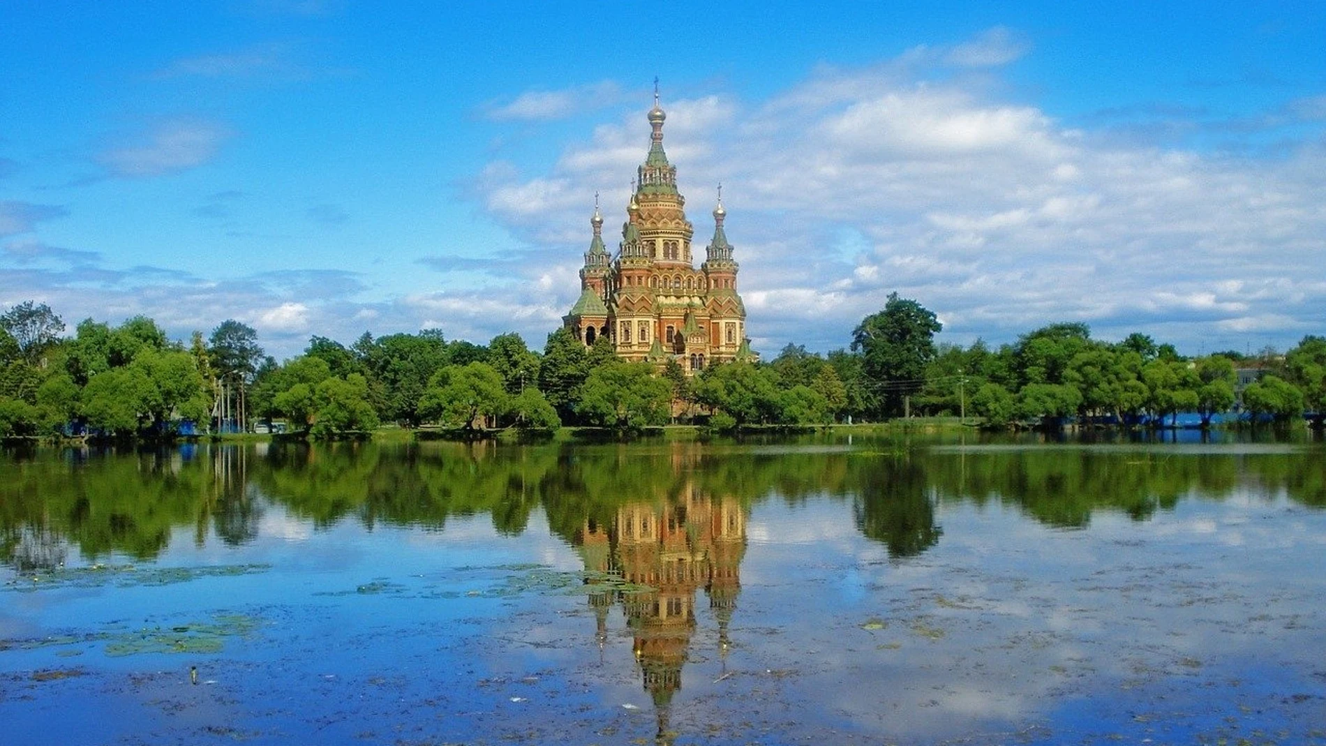 Palacio principesco en San Petersburgo.