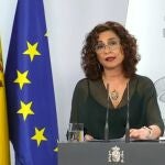 La ministra de Hacienda y portavoz del Gobierno, María Jesús Montero