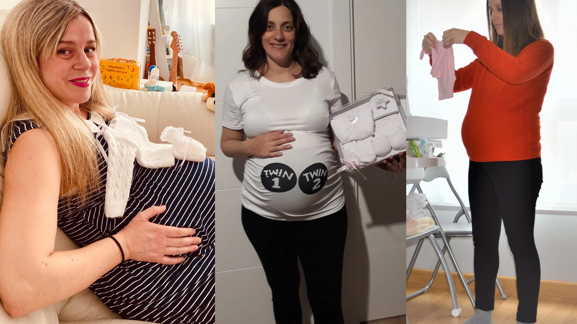 Elena Herrero, Maite Muntaner y Alicia Fernández han compartido sus experiencias como embarazadas con LA RAZÓN