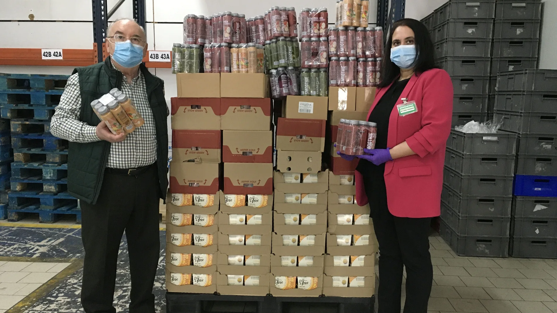 Mercadona ha intensificado las donaciones de alimentos a entidades benéficas durante la pandemia