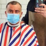 Jorge Javier en la peluquería