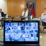 López Miras informa a los alcaldes de su intención de pedir el paso a la fase 1