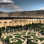 Vista parcial del palacio de Versalles.