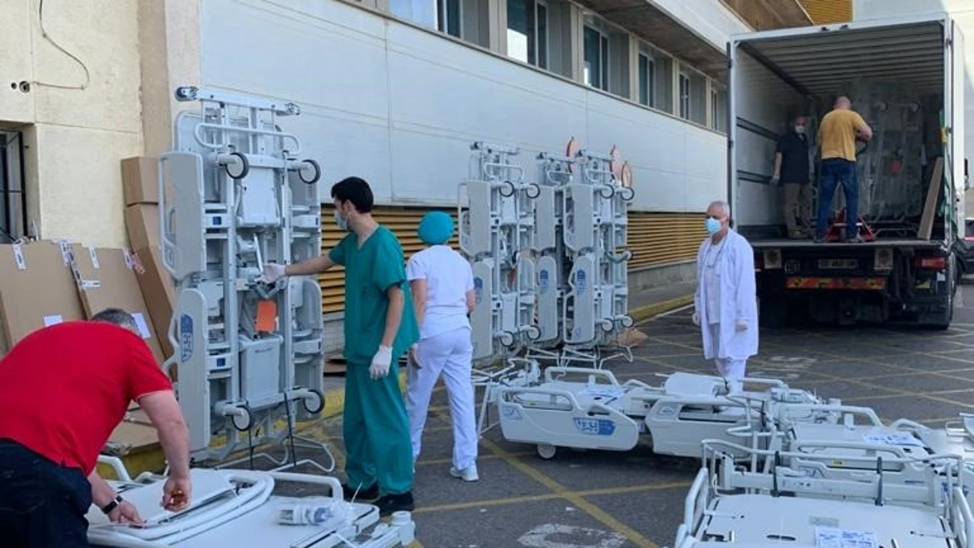 Coronavirus.- Salud renueva 106 camas del Rosell para mejorar la atención a los pacientes del Área de Cartagena