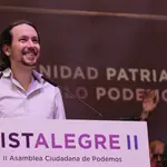 Pablo Iglesias, durante la celebración de la Asamblea Ciudadana de Podemos en Vistalegre IIEUROPA PRESS (Foto de ARCHIVO)11/02/2017