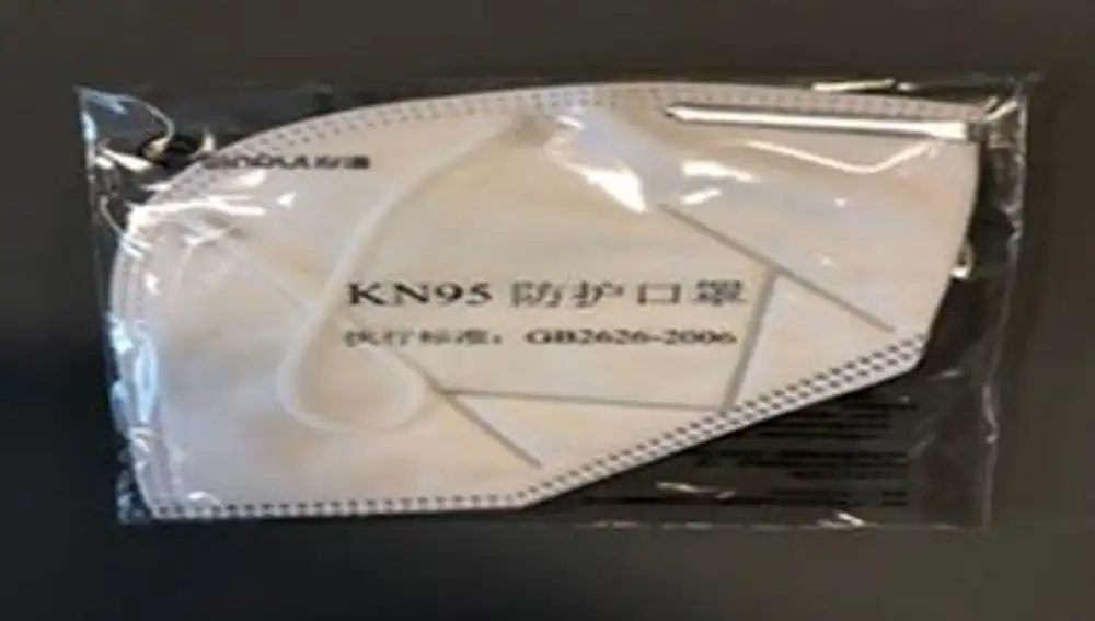 SINPUL. Protective mask. KN95 El producto lleva el marcado CE pero no indica la certificación correspondiente