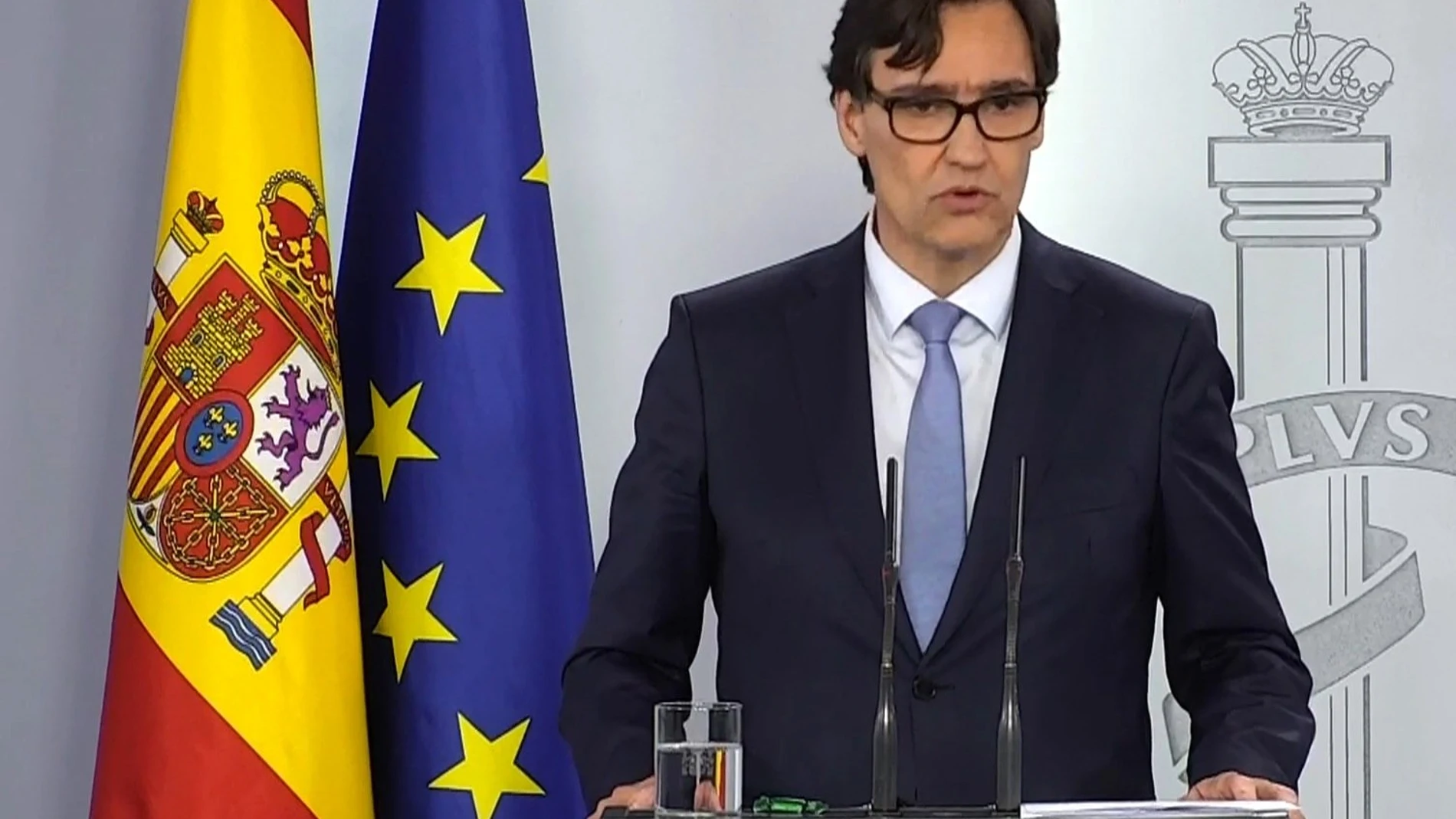 Rueda de prensa de Illa y Simón en Moncloa