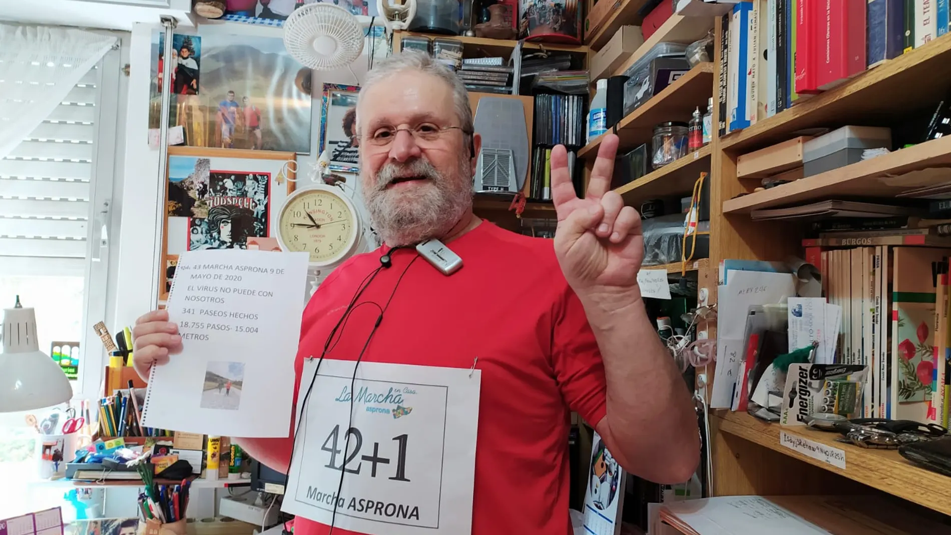Participante en la Marcha Asprona de Valladolid