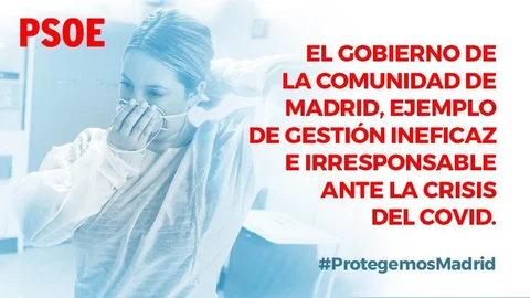 Campaña del PSOE contra Isabel Díaz Ayuso en redes