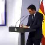Sánchez durante la rueda de prensa