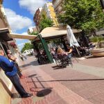 Una de las terrazas de Canals que hoy han abierto al público