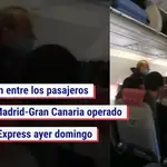 Las indignantes imágenes de un avión lleno con destino a Canarias: “Es inadmisible