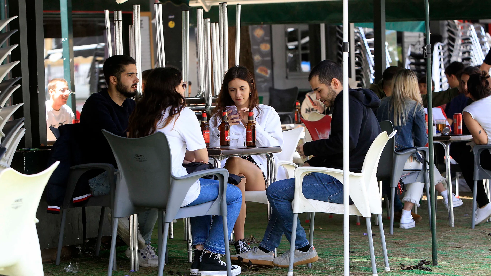 Terrazas en Sevilla durante la fase 1