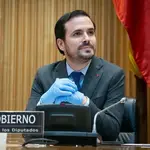 El ministro de Consumo, Alberto Garzón, en su comparecencia ante la Comisión de Sanidad y Consumo del Congreso donde cargó contra el sector turísticoCONGRESO11/05/2020
