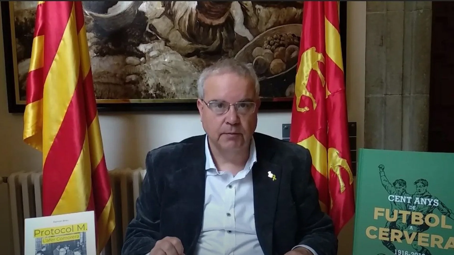 El alcalde y líder de JxCat en Cervera (Lleida), Ramon Augé