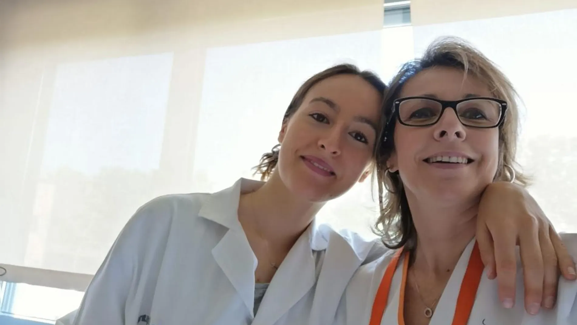 Belén Sanz y Eulalia López-Tello coincidieron juntas en el Hospital de Laguna
