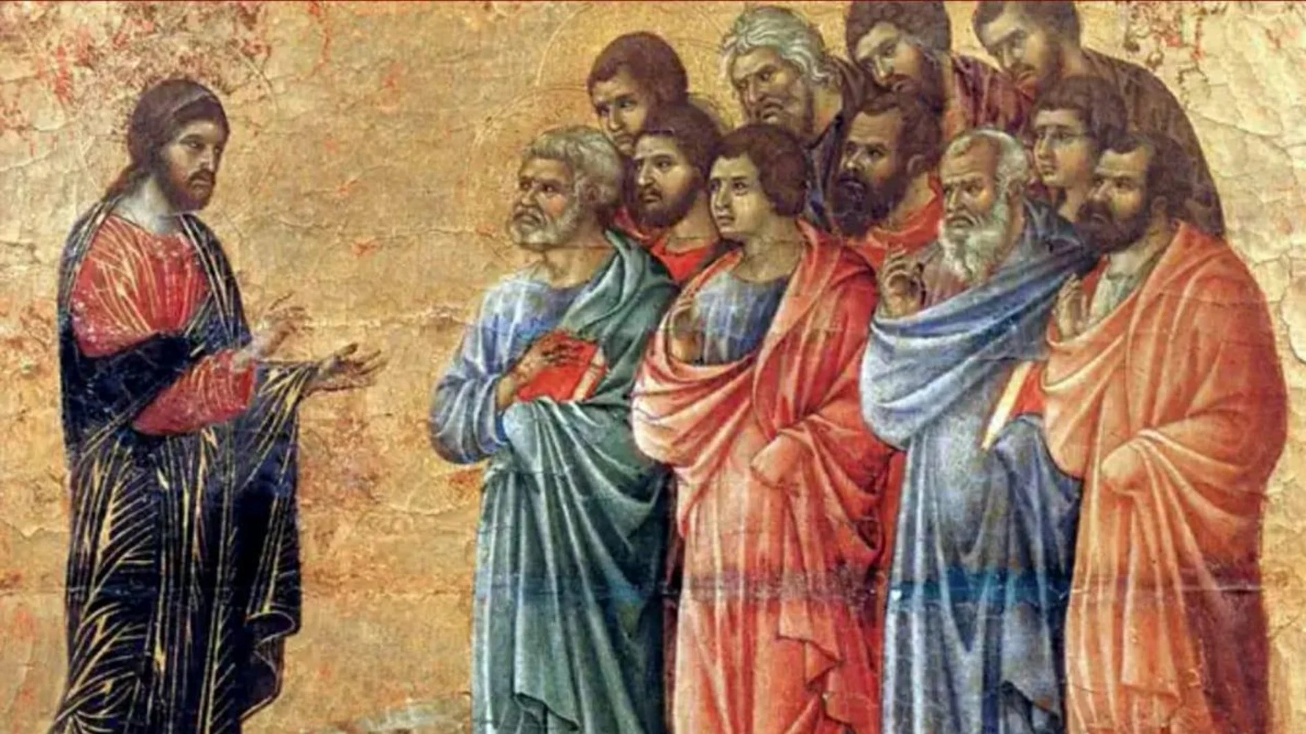 Imagen de Jesucristo frente a los fariseos