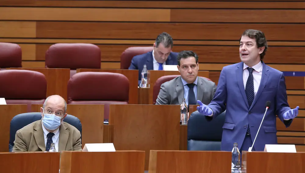 Intervención del presidente de la Junta, Alfonso Fernández Mañueco, en el Pleno de las Cortes de Castilla y León