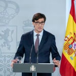 El ministro de Sanidad, Salvador Illa, comparece en rueda de prensa tras el Consejo de Ministros