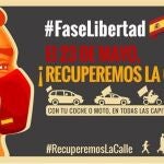 Cartel de Vox para la manifestación contra el Gobierno del 23 de mayoVOX12/05/2020