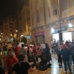El centro de Cartagena, abarrotado en la noche del lunes, en el primer día de la fase 1 en la Región de Murcia