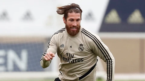 Sergio Ramos se entrena en solitario durante la primera fase de la desescalada por el coronavirus