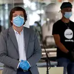 El alcalde de Madrid, José Luis Martínez-Almeida, en una comparecencia durante la crisis sanitaria del coronavirus