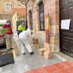 El Ayuntamiento de Benavente reparte entre los vecinos 18.000 mascarillas entregadas por la Diputación de Zamora