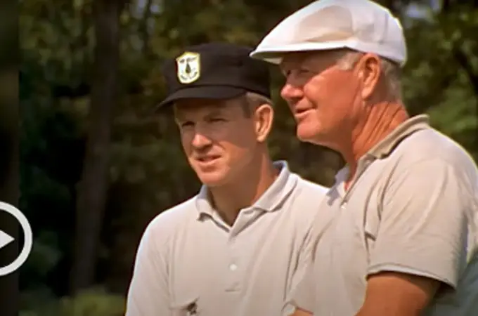 Golf vintage: duelo entre Byron Nelson y Gene Littler