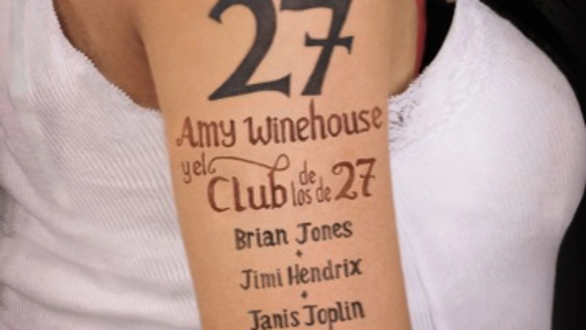 Portada del libro de Howard Sounes "Amy Winehouse y el Club de los 27"