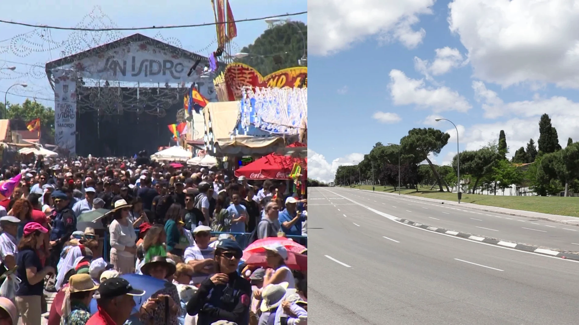 San Isidro en 2019 y en 2020