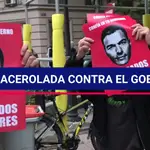 Manifestación en contra del Gobierno en Madrid
