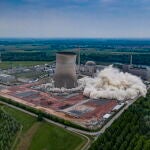 Demolición controlada de una planta nuclear en Alemania