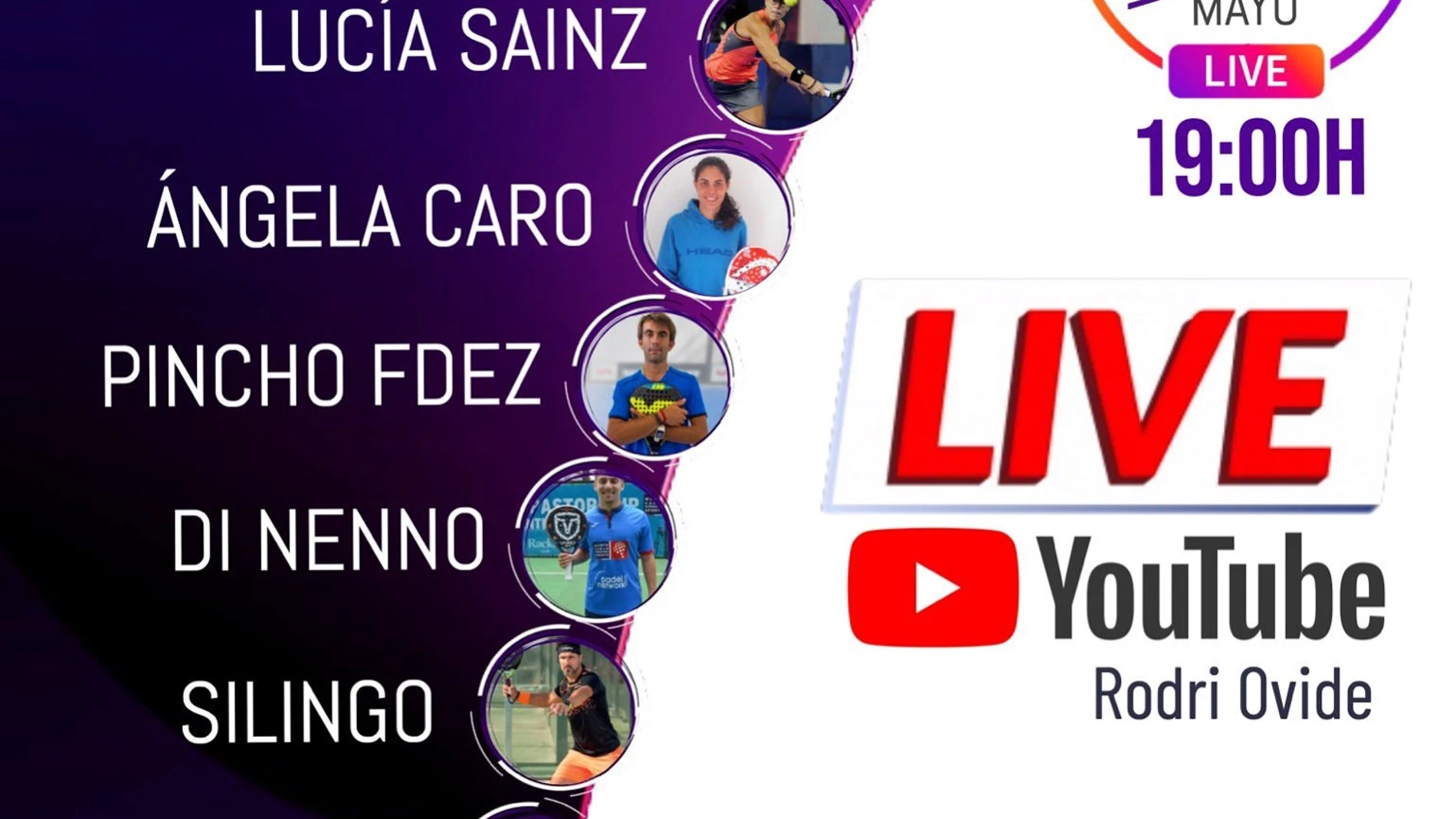 Directo de Rodri Ovide con sus jugadores