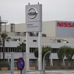 Vista exterior de la planta de Nissan en la zona franca de Barcelona.