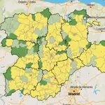 Mapa con todas las zonas que podrían estar en fase 1 el lunes 18 de mayo en Castilla y León. En verde oscuro, las que ya se encuentran en ese punto. En verde claro, la nueva propuesta