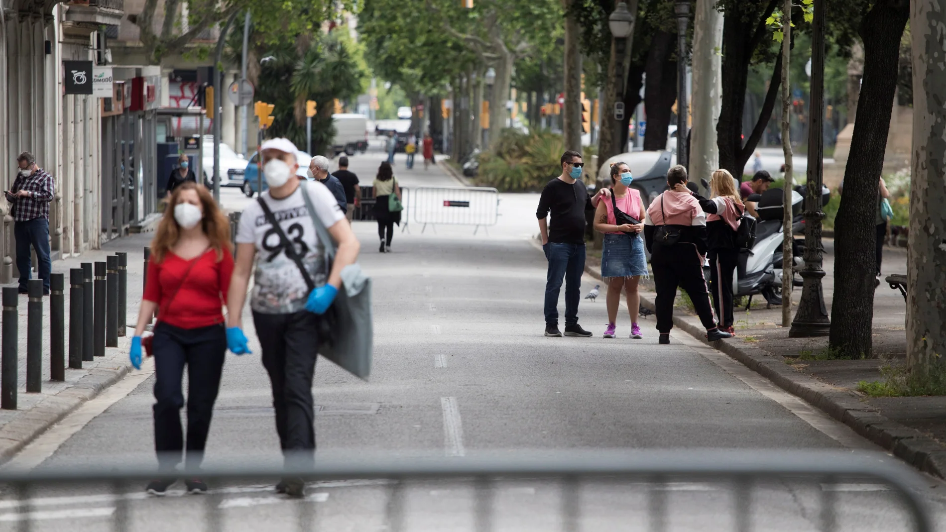 Sexagésimo tercer día del estado de alarma en Barcelona