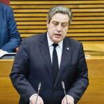 El presidente y portavoz adjunto del Grupo Parlamentario VOX en las Cortes Valencianas, José María Llanos