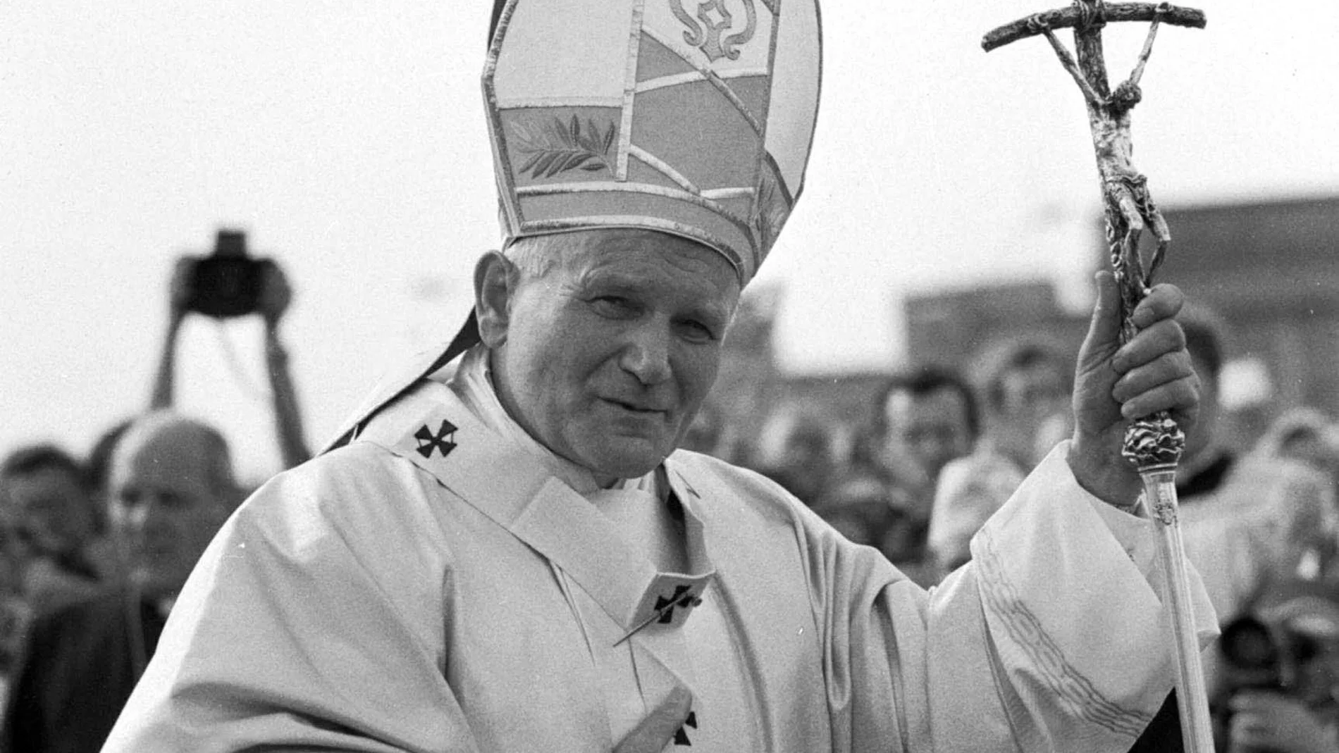 El Papa, en una imagen de 1979 durante una ceremonia en Varsovia
