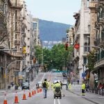 Obras de la Via Laietana de Barcelona para ampliar las aceras, iniciadas el 17/5/2020AYUNTAMIENTO DE BARCELONA17/05/2020