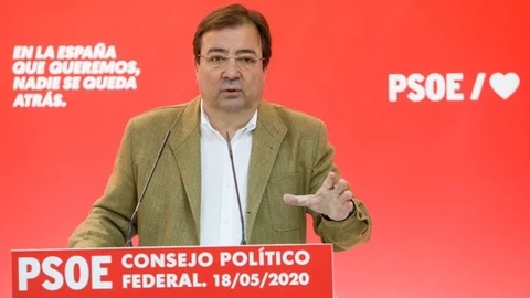 El presidente extremeño, Guillermo Fernández Vara