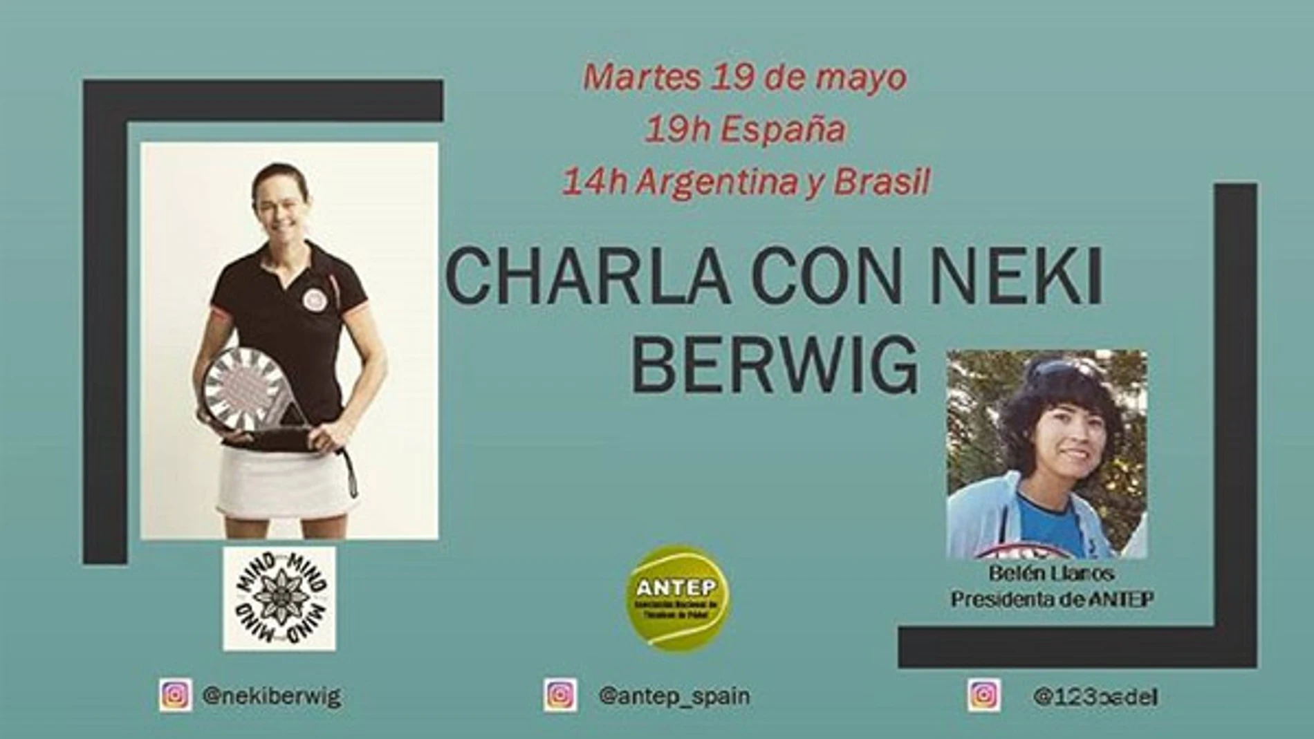 Charla con Neki Berwig.