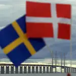 El puente de Oresund une Dinamarca y Suecia