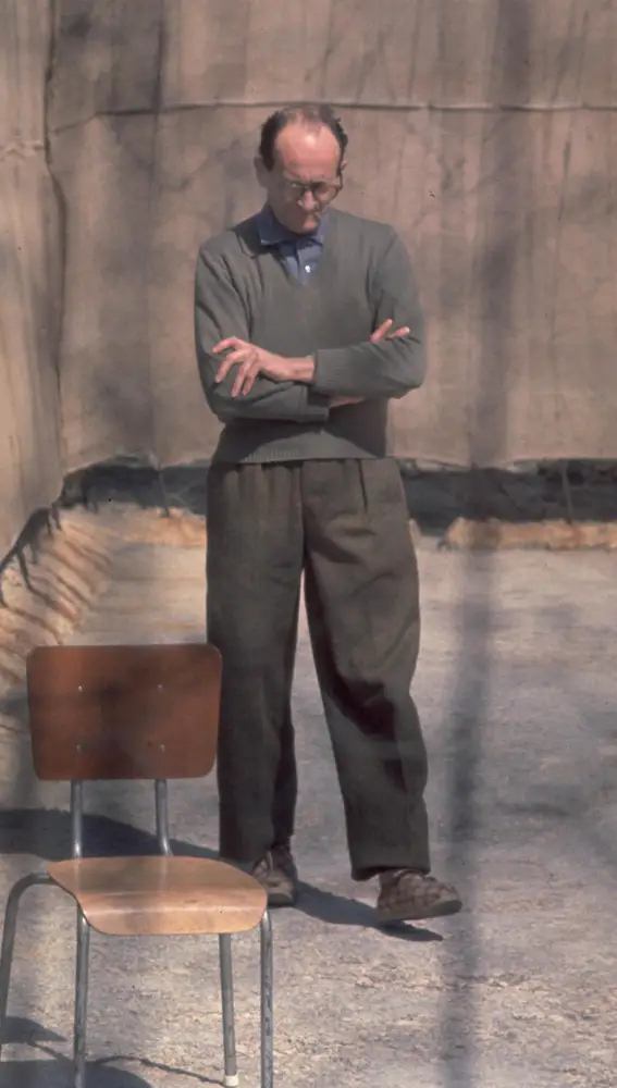 Adolf Eichmann en la prisión israelí de Ramle