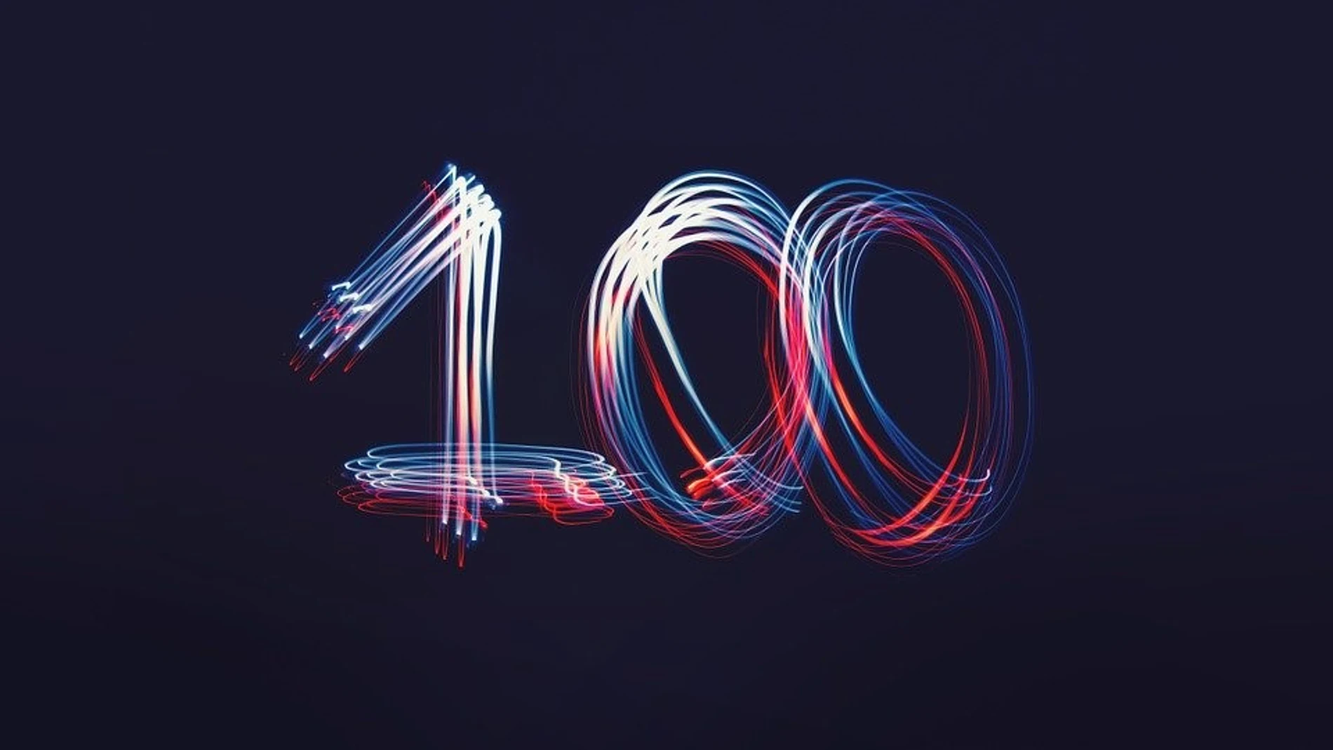 100 (imagen de stock)