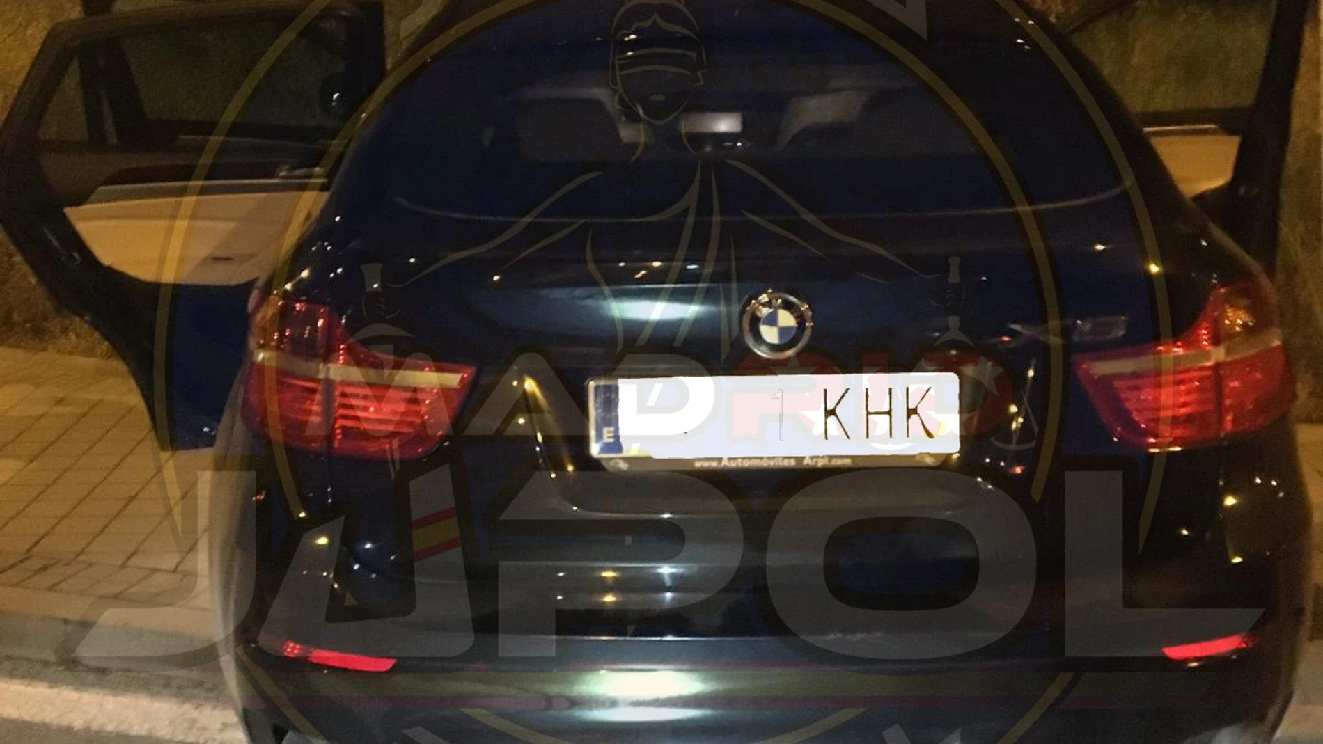 BMW de alta gama recuperado en Madrid por la Policía Nacional tras una persecuación