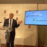 El presidente de la Diputación de Segovia, Miguel Ángel de Vicente, presenta el programa