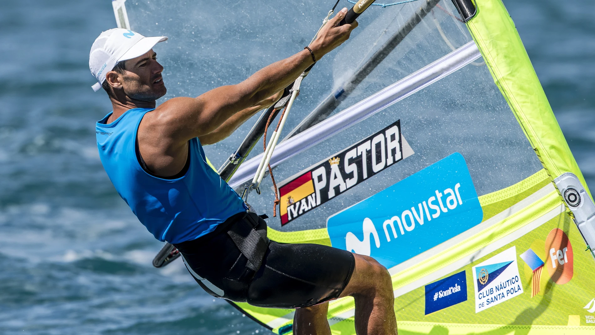 Iván Pastor pudo empezar a entrenar en el mar el 4 de mayo